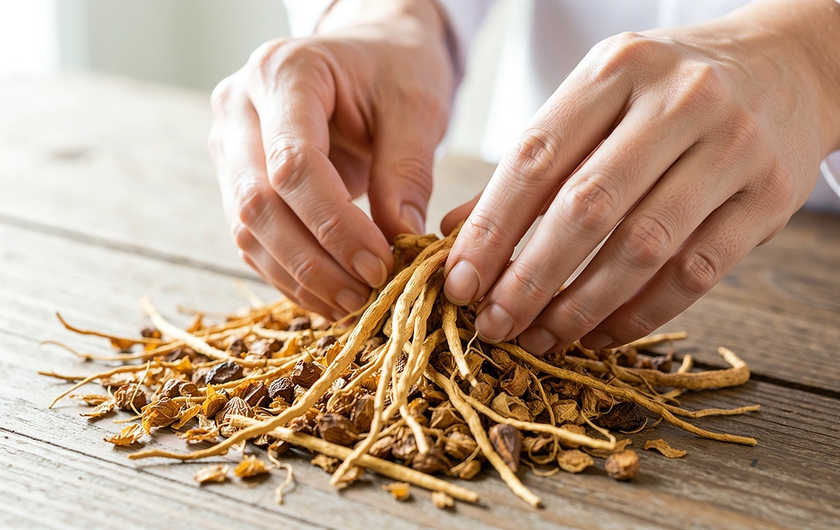 Bahan akar tradisional